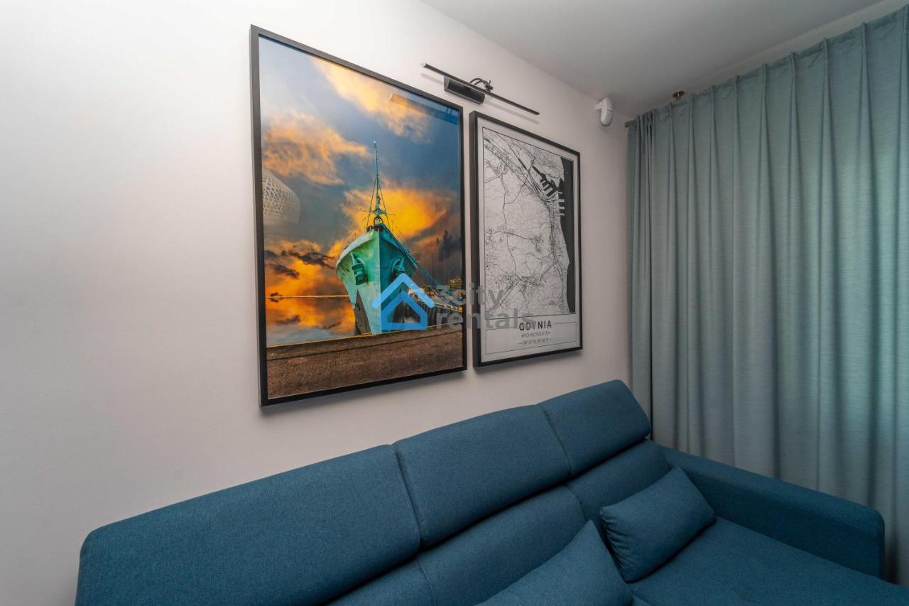 Bright And Blue 3City Apartment With Balcony In Gdynia By Noclegi Renters Dış mekan fotoğraf