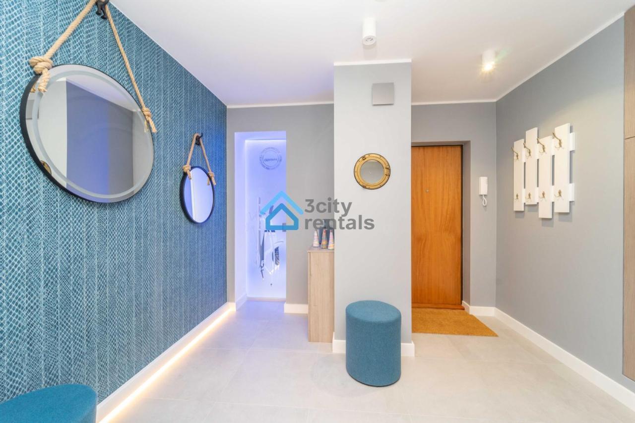 Bright And Blue 3City Apartment With Balcony In Gdynia By Noclegi Renters Dış mekan fotoğraf